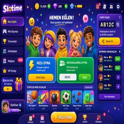 Slotime Sosyal Mini Oyunlar